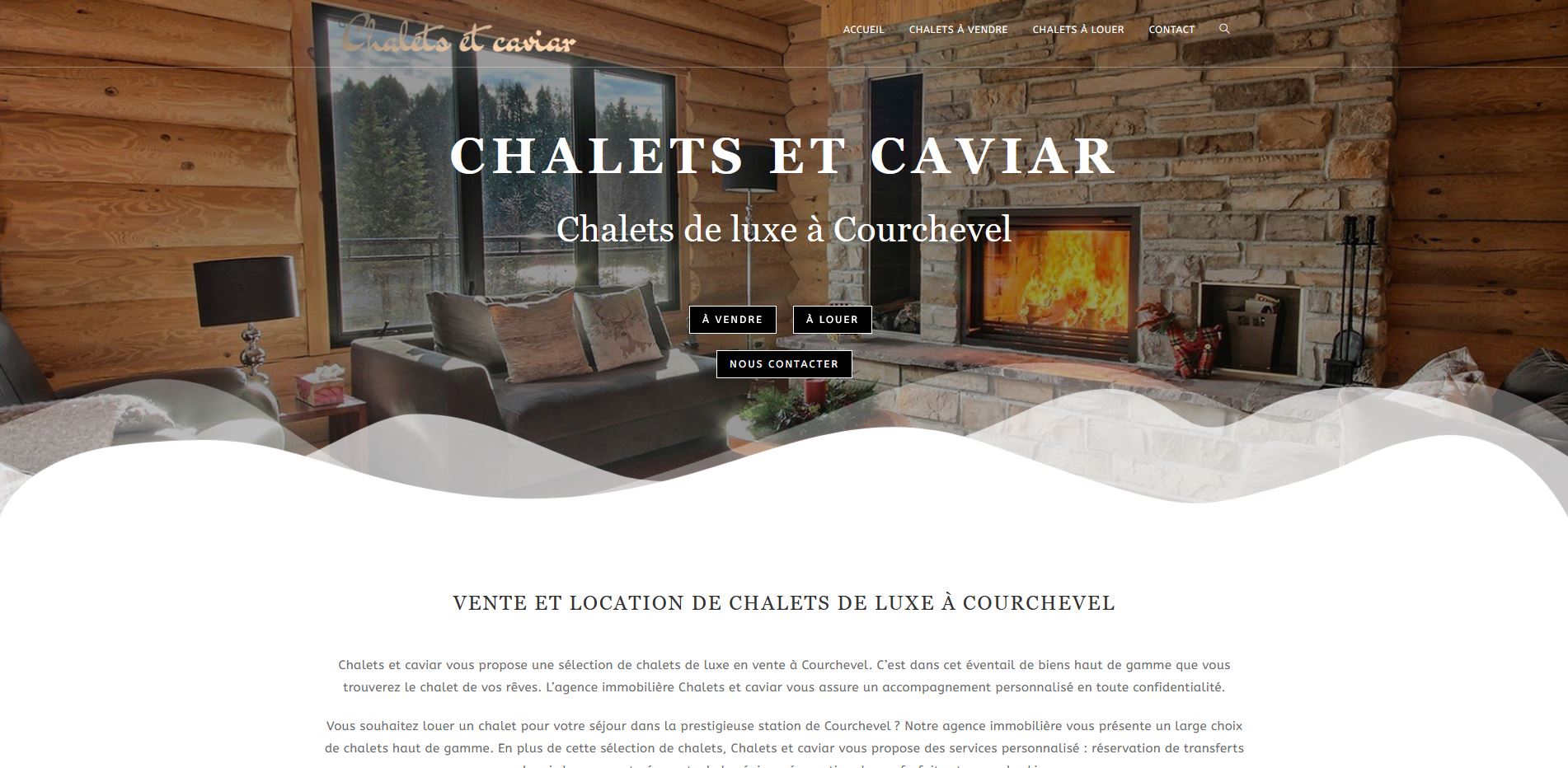 Chalets et caviar