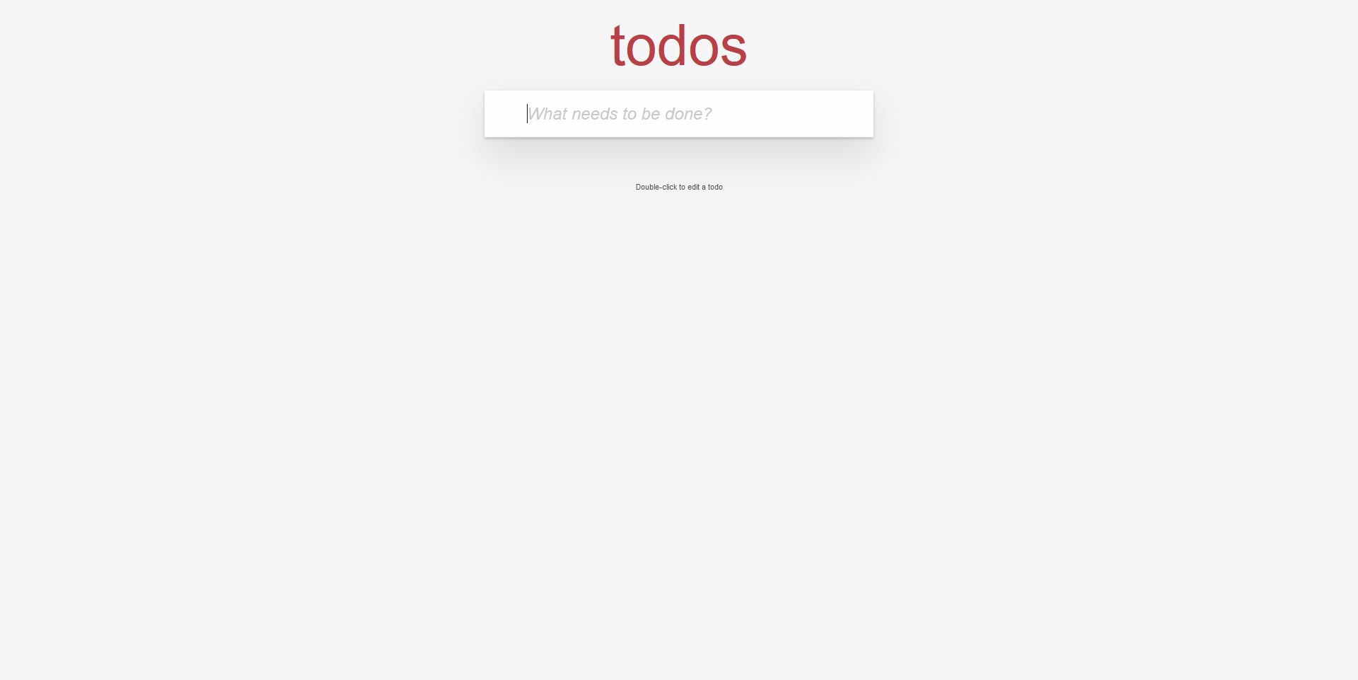 Todo list app